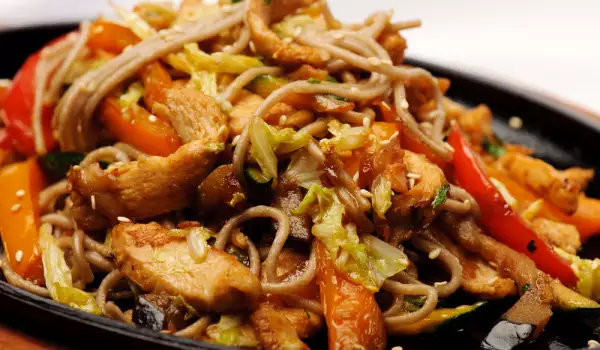 Chinese Noodles with Meat