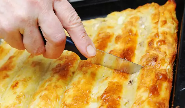 Pastry with Cheese and Sausage