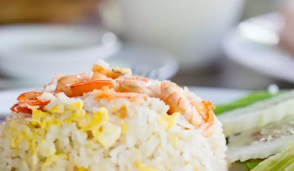 Rice with Shrimp and Peppers