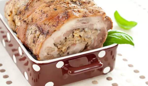 Greek Stuffed Roast Pork Belly