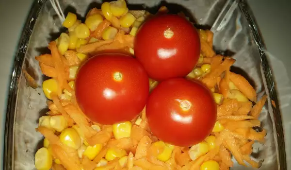 Corn and Carrot Salad
