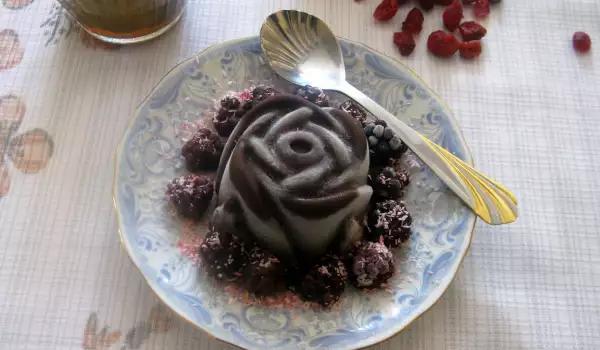 Chocolate Roses of Homemade Ice Cream