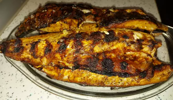 Marinated Mackerel on the Grill