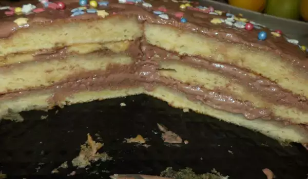 Cake with Cocoa Cream