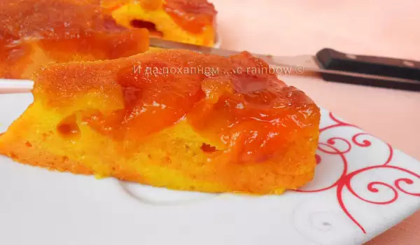 Juicy Cake with Apricots