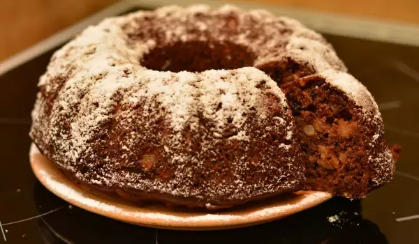 Quick Cocoa Cake with Apples