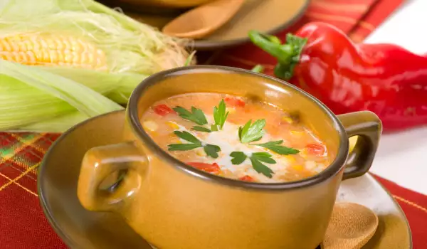 Tomato Soup with Meat