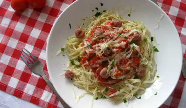 Spaghetti with Meatballs and Marinara Sauce