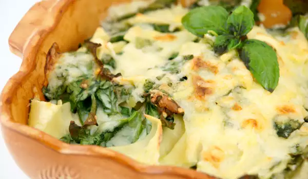 Spicy Potato Bake with Spinach