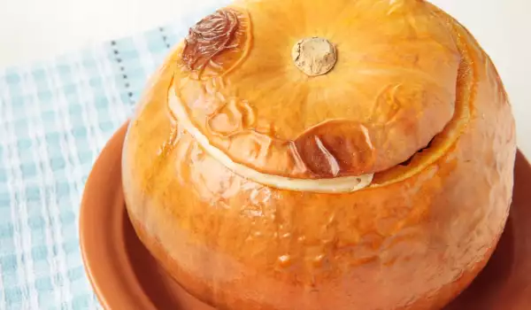 Stuffed Pumpkin with Cashews and Dates