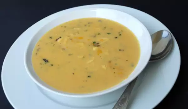 Cream of Mushroom Soup with Potatoes