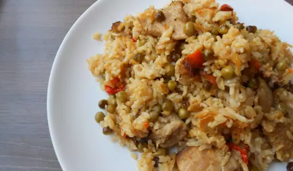 Pork with Peas and Rice