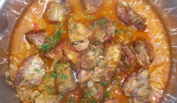 Pork with Cabbage in a Pot