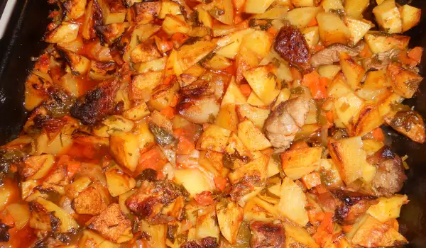 Pork with Potatoes in the Oven