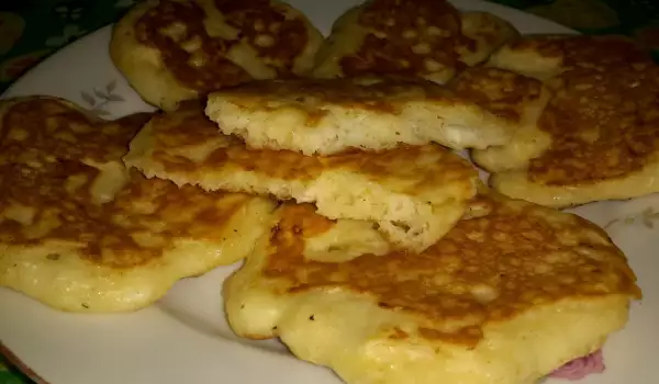 Fritters with Feta Cheese and Cheese