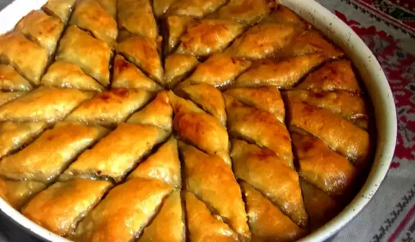 Rolled Out Turkish Baklava