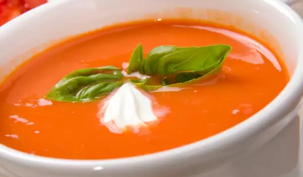 Tomato Soup with Basil