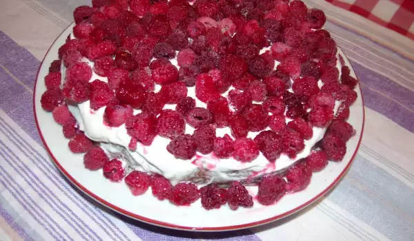 Raspberry Sponge Cake