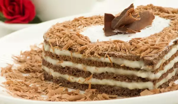 Delicious Chocolate Heart Cake