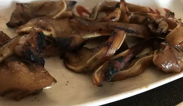 Pig Ears on the Grill