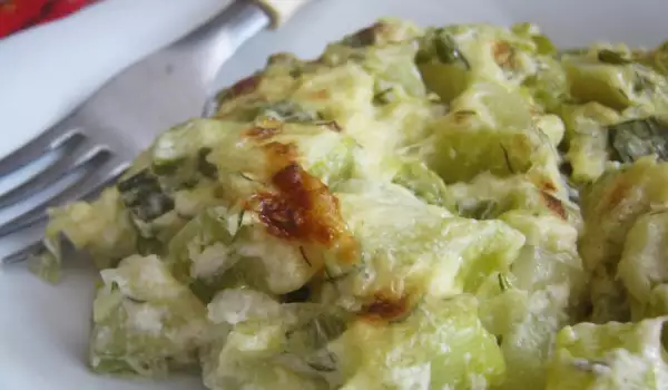 Roasted Zucchini with Cheese