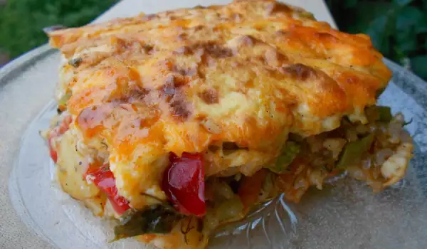 Vegetable Moussaka with Two Types of Peppers